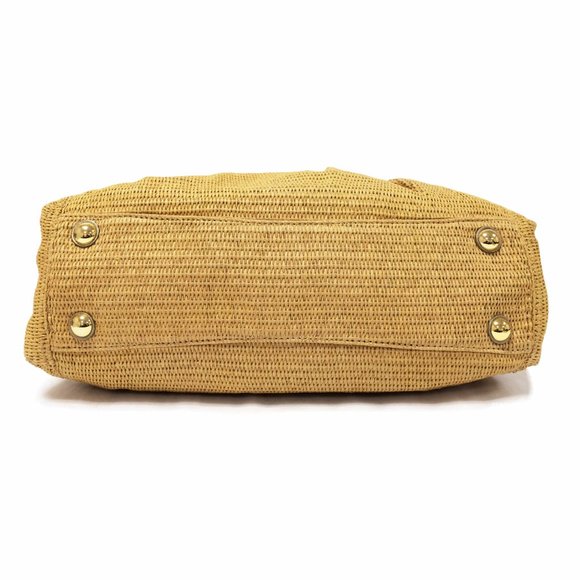 Michael by Michael Kors Natural Straw Satchel Bag - Picture 7 of 10